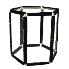 A view of hexagonal prism